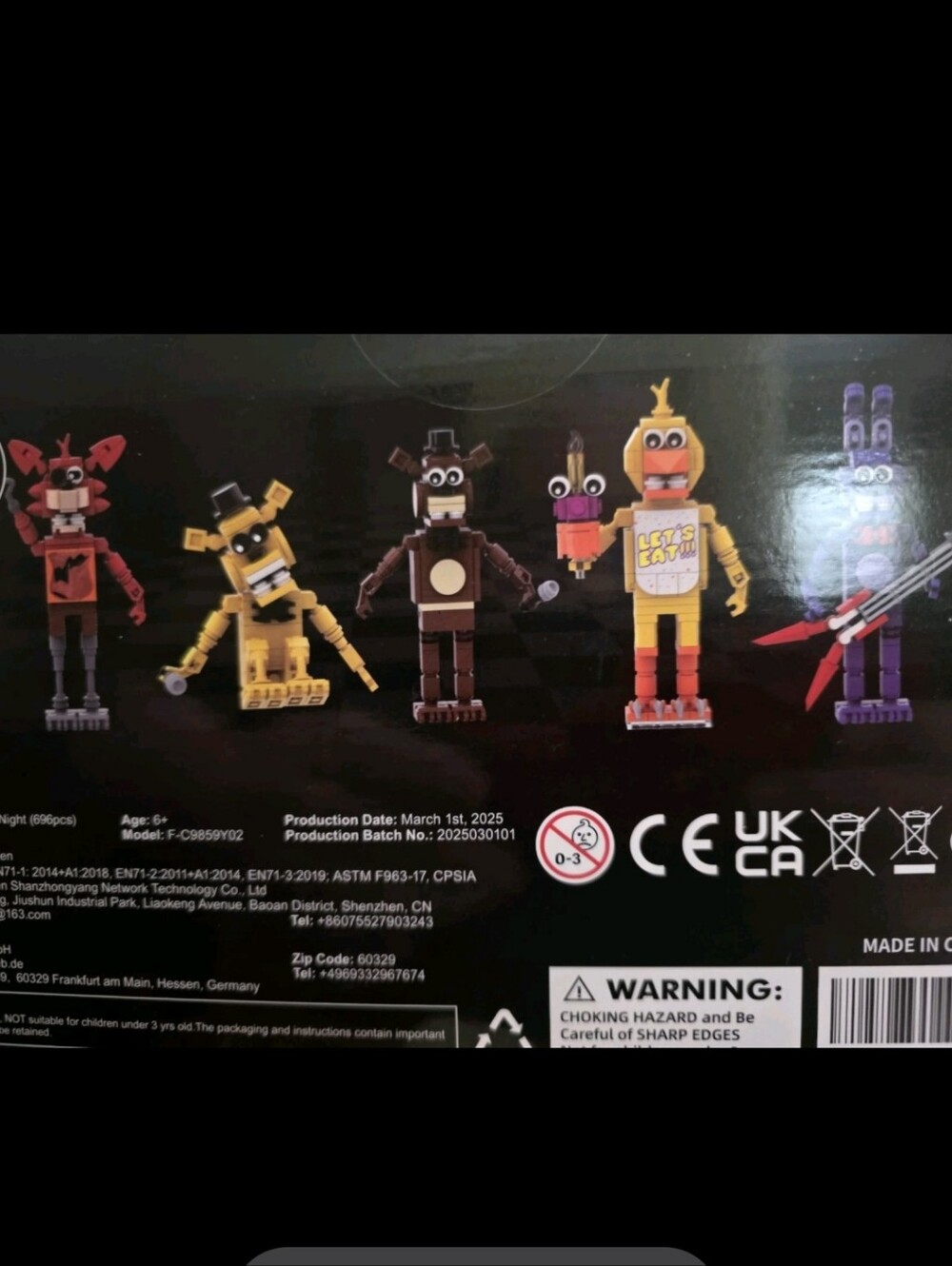 FNAF Five Nights at Freddy's building blocks #fnaf #lego - Picture 12 of 13